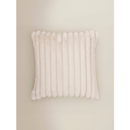 Ribbed Faux Fur Cushion