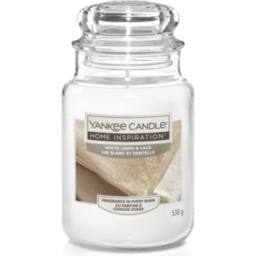 Large Yankee Candle - White Linen and Lace