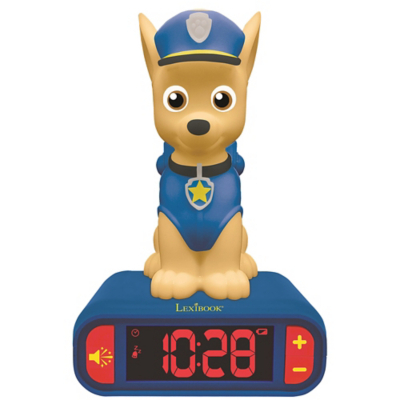 Lexibook RL800PA 3D Paw Patrol Chase Childs Clock