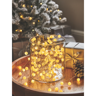 180 Warm White Micro Berry LED Lights