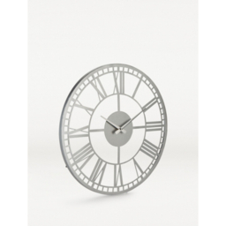 Silver Large Bling Wall Clock