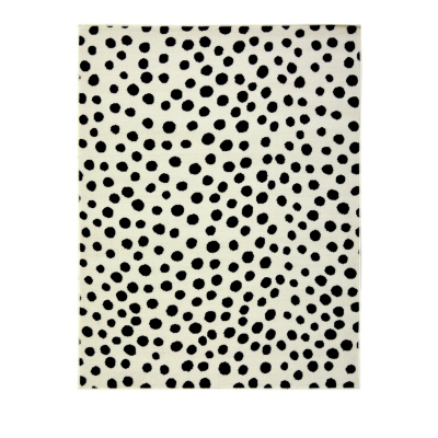 maker Monochrome Polka Dot Rug