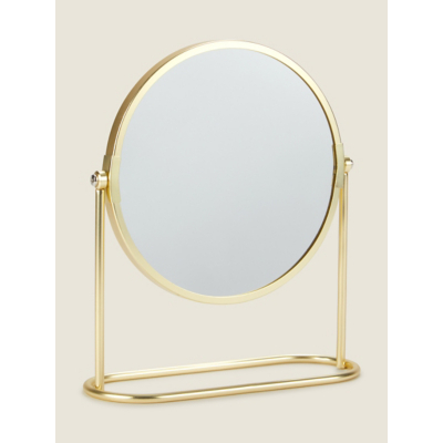 Brushed Brass Bathroom Mirror