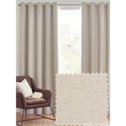 Furn Linen Dawn Blackout Thermal Eyelet Curtains