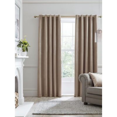 Laurence Llewelyn-Bowen Linen Montrose Eyelet Curtains