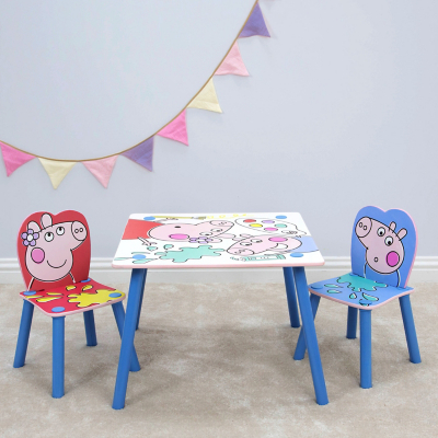 Peppa Pig Table & Chairs Set
