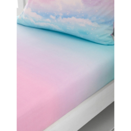 Catherine Lansfield Rainbow Clouds Fitted Sheet