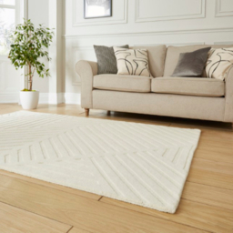 Think Rugs Hudson Bay Hand Woven Striped Wool Rug