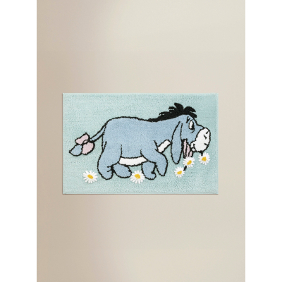 Disney Blue Eeyore Cotton Bath Mat