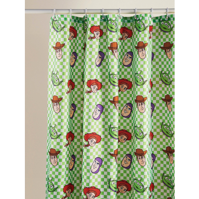 Disney Toy Story Green Shower Curtain