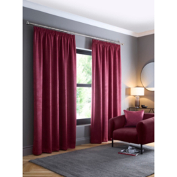 Fusion Wine Galaxy Pencil Pleat Curtains