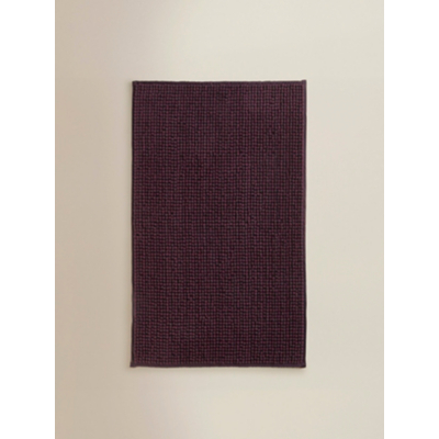 Solid Chenille Bath Mat - Wine