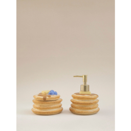 Blueberry Pancake Stack Soap Dispenser & Lidded Pot Set