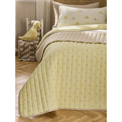 Stacey Solomon Yellow Duck Reversible Quilted Bedspread