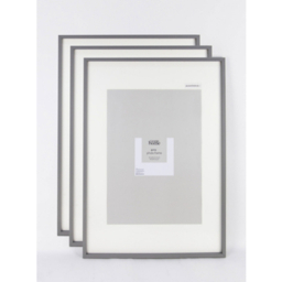 Grey Poster Frame A2 3-pack