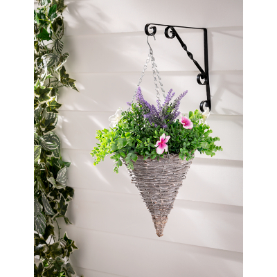 Hanging Topiary Flower Basket