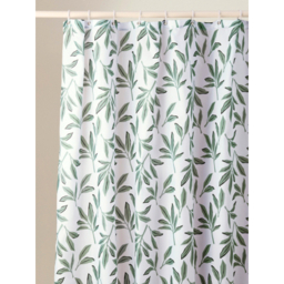 Green Sanctuary Leaf Shower Curtain