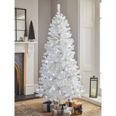 6ft White Pre-Lit LED Christmas Tree