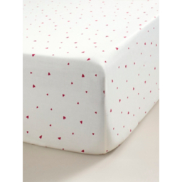 Scattered Hearts Fitted Sheet