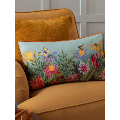 Wylder Country Wilds Blossom Meadow Printed Cushion