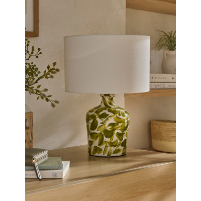 Green Splatter Table Lamp
