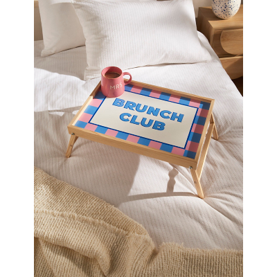 Pink Brunch Club Lap Tray