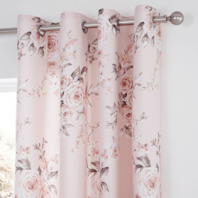 Catherine Lansfield Canterbury Eyelet Curtains