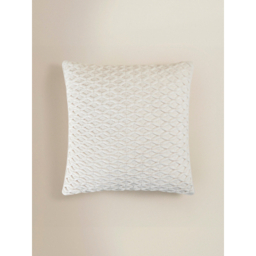 Natural Velvet Quilted Cushion