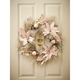Pink Christmas Wreath