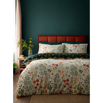 Fusion Botanical Mushrooms Fleece Duvet Set