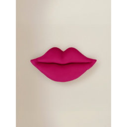 Pink Lips Shaped Cushion