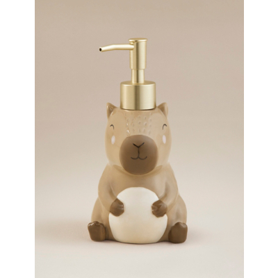 Brown Capybara Soap Dispenser