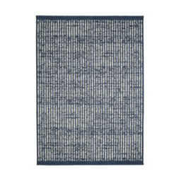 maker Indoor/Outdoor Navy Hatch Rug