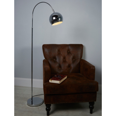 LC Chrome Arch Floor Lamp
