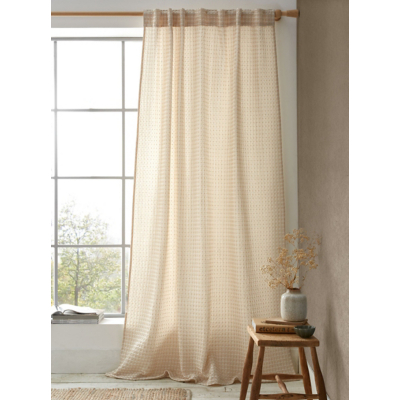 Pineapple Elephant Natural Muscat Waffle Slot Top Voile