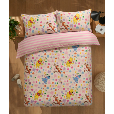 Disney Winnie the Pooh Floral Print Duvet Set