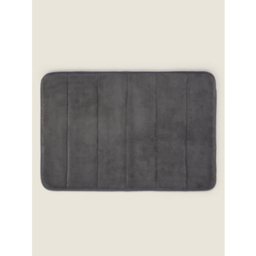 Dark Grey Memory Foam Bath Mat
