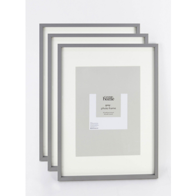 Grey Poster Frame A3 3 Pack