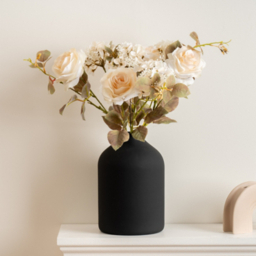 Scottish Everlastings 55cm Cream Artificial Rose Bouquet
