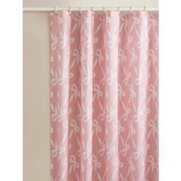 Pink Bows Soft Touch Microfibre Shower Curtain