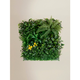 Topiary Yellow Flower Wall Panels - Set of 4