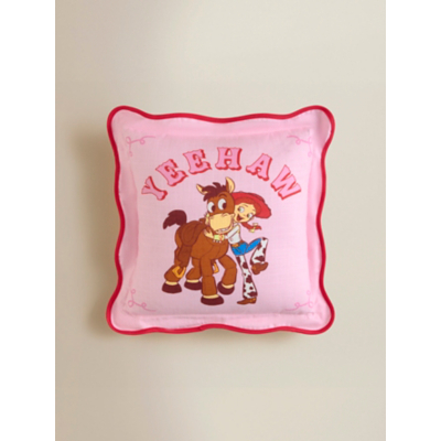 Disney Toy Story Pink Jessie Cowgirl Yee Haw Cushion