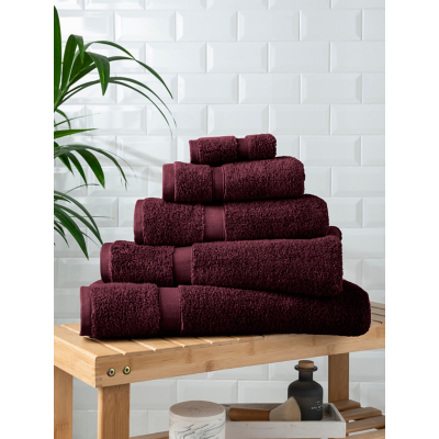 Tawny Port Super-Soft Cotton Towel & Bath Mat Range
