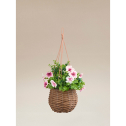 Artificial Floral Hanging Basket