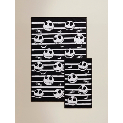 Nightmare Before Christmas Jack Striped Towel Range