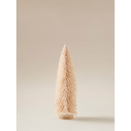 Cream Brush Christmas Tree
