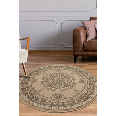 maker Natural Maestro Traditional Circle Rug