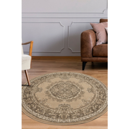 maker Natural Maestro Traditional Circle Rug
