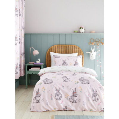 Catherine Lansfield Bunny Tails Duvet Cover Set