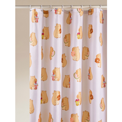 Capybara Shower Curtain